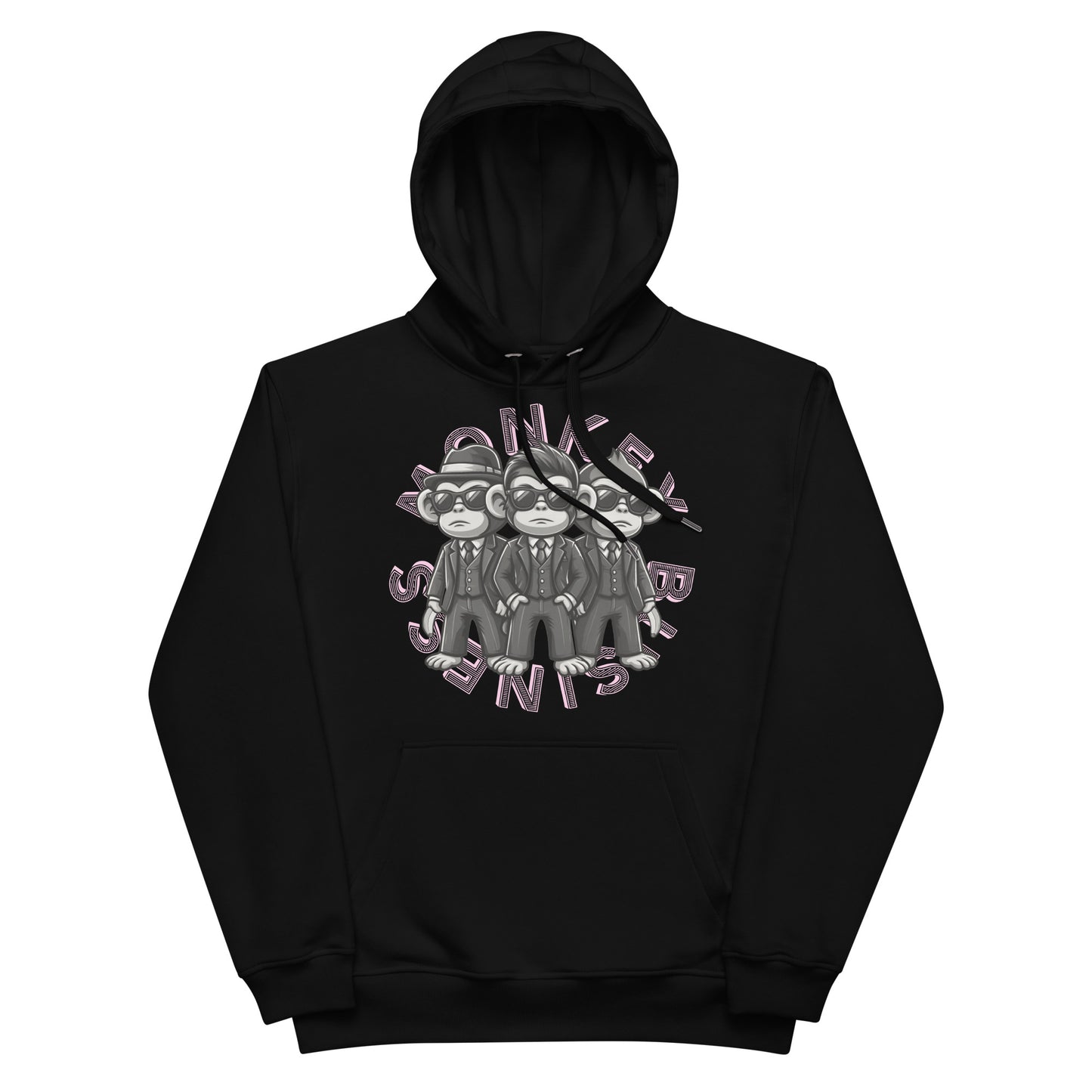 MB Greyed Out Hoodie Pink