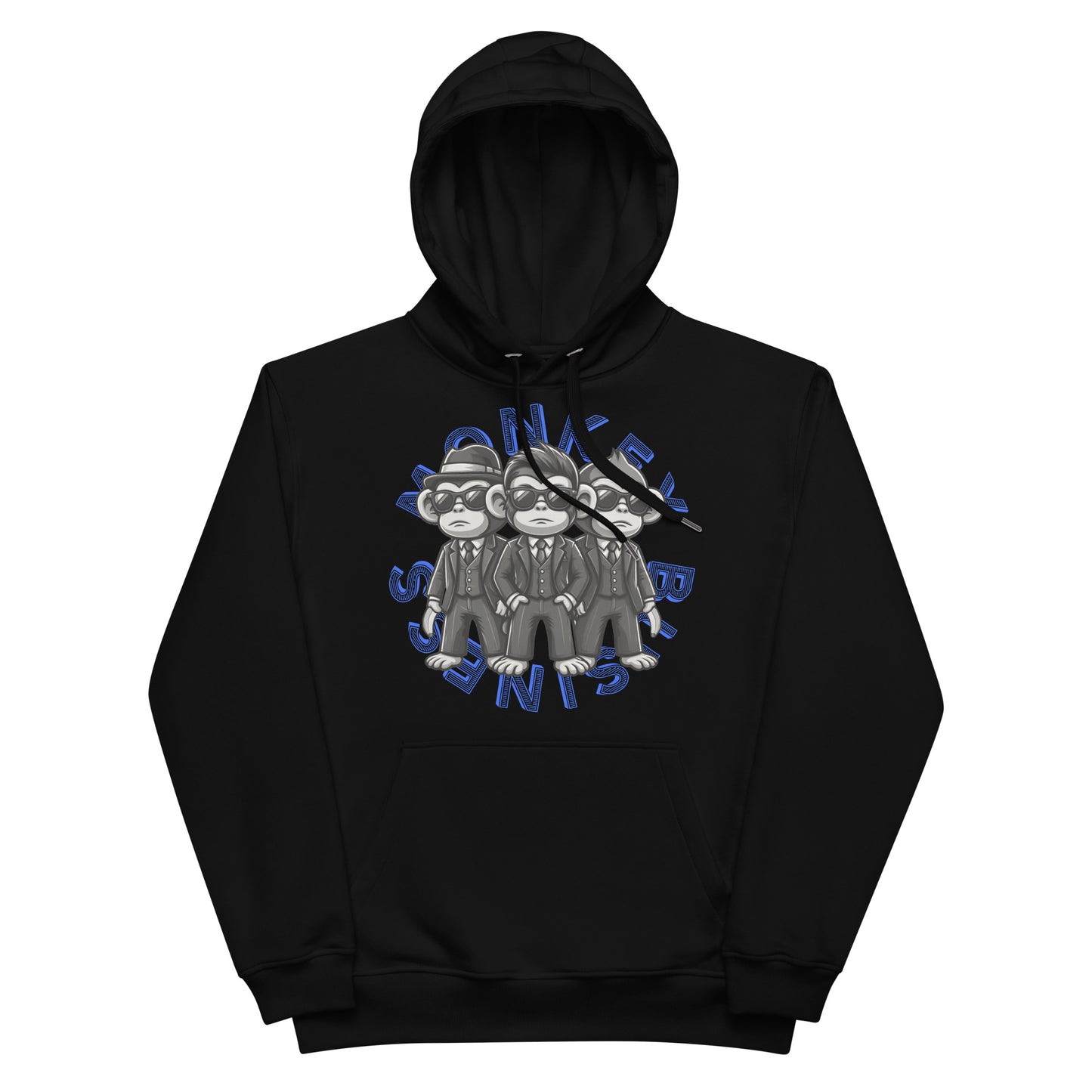 MB Greyed Out Hoodie Blue