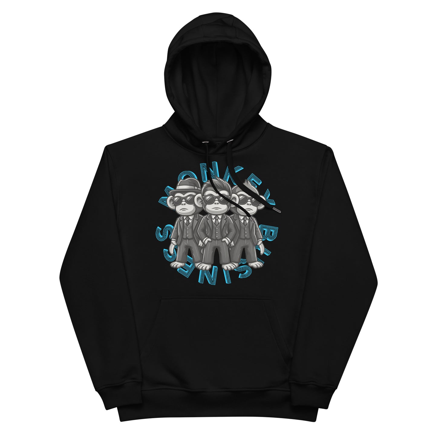 MB Greyed Out Hoodie Light Blue