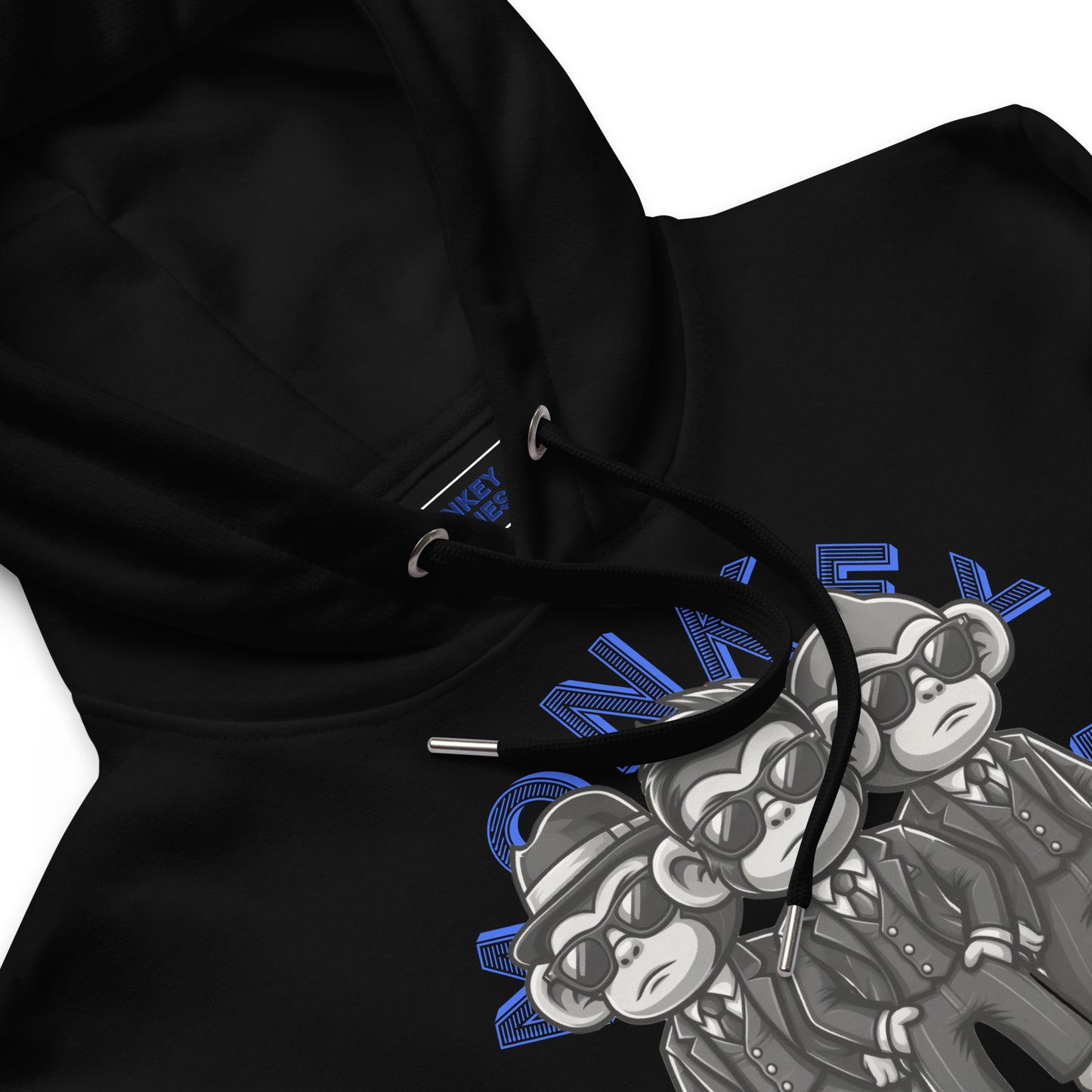 MB Greyed Out Hoodie Blue