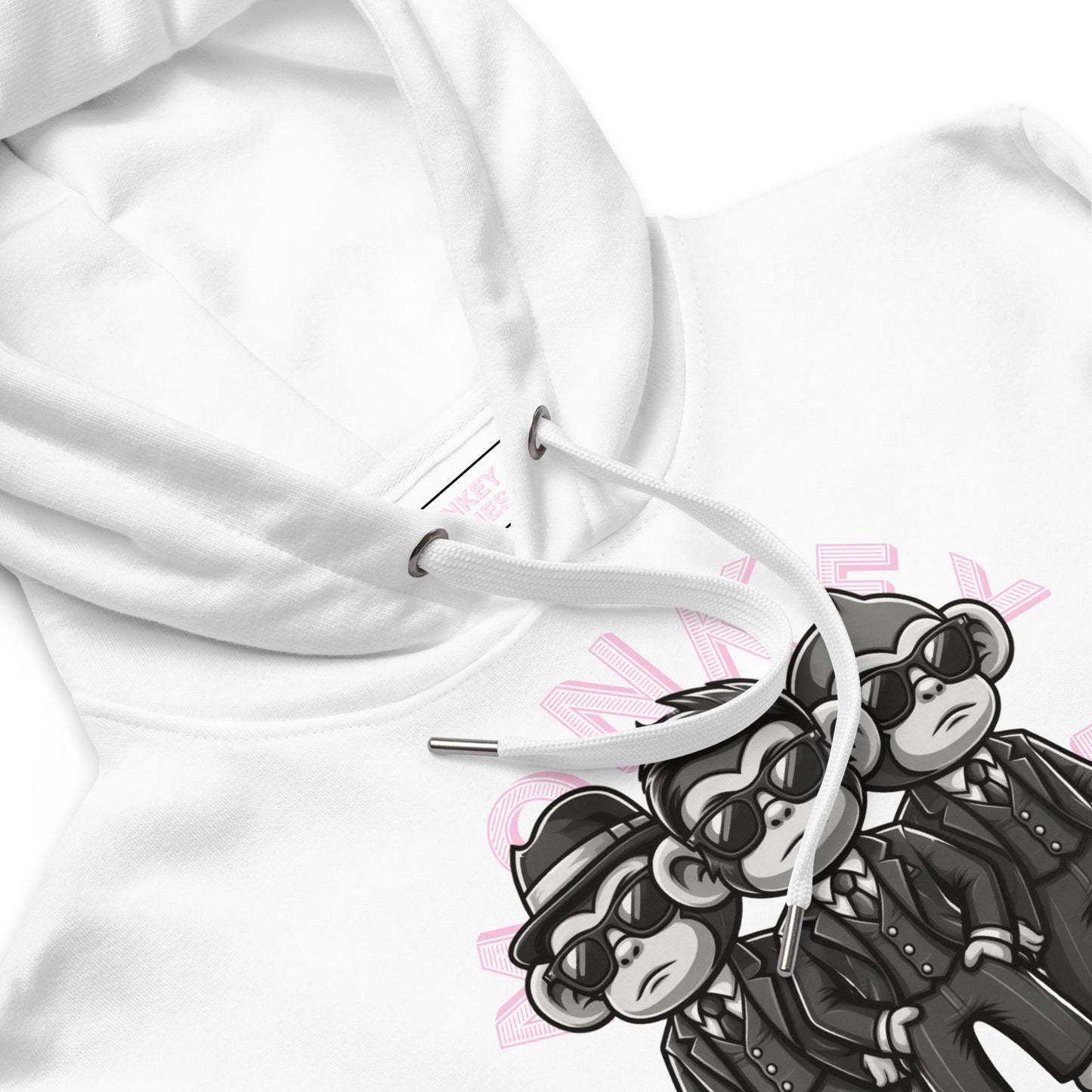 MB Greyed Out Hoodie Pink