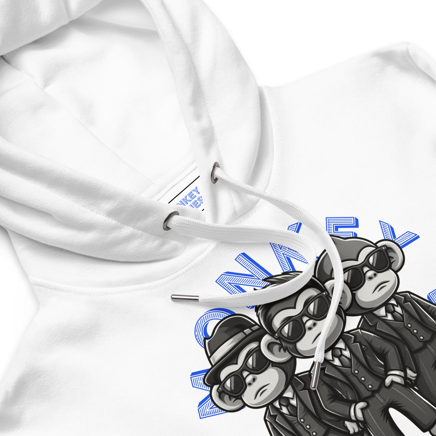 MB Greyed Out Hoodie Blue